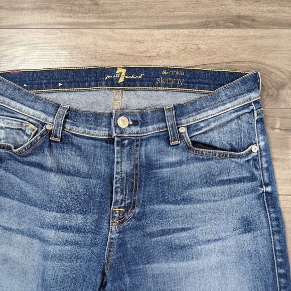 7 For All Mankind Skinny Jean 30 - Picture 10 of 11